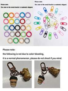 Capybara Phone Lanyard, Wrist Strap, Colorblock Braided Cord, Short Hanging Chain, Durable Outdoor Use - Multicolor - View 11