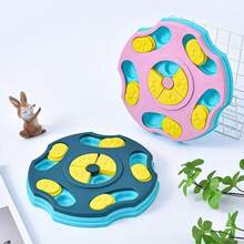Dog Puzzle Toys Slow Feeder Interactive Increase Puppy IQ Food Dispenser Slowly Eating NonSlip Bowl Pet Cat Dogs Training Game - hồng1 - Xem 9