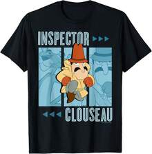 Camiseta con Paneles del Trío de la Pantera Rosa e Inspector Clouseau - Negro - Ver 2