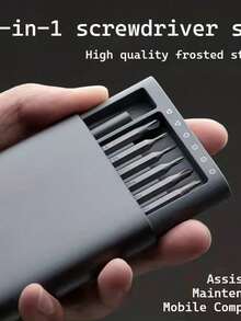 25件套精密螺丝刀套装，多功能维修工具组，适用于智能手机和平板电脑，耐用塑料材质，多种刀头形状，非电动 - 必备电子产品拆卸工具 - 彩色 - 查看 2