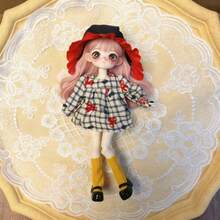 17厘米BJD娃娃服装套装，精致可爱时尚BJD娃娃服装套装，可更换配件，新年/圣诞节/生日礼物（仅含服装，不含娃娃和鞋子） - 彩色 - 查看 3