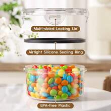 Refrigerator Storage Box, Fruit Fresh-Keeping Container, Large Capacity  Container, Airtight & Leak-Proof, Freezer , Microwave , Heat Resistant Up To 120°C Without Deformation - 24件套裝 - 查看 5