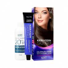 Keraton Selfie Hair Dye - Full Gray Coverage - Choose Your Color - 7.7 Medium Blonde Brown - View 1