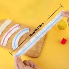100pcs Elastic Food Preservation Wrap Covers, Food  PE Film Bags, Disposable Bowl Sealing Covers, Kitchen Food Storage Shelves, Kitchen Supplies, Kitchen Tools, Commercial Heavy-Duty Food Protective Covers. - Color - View 7