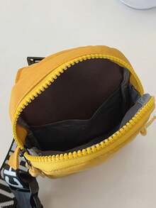 And Personalized New Men's Milan Printed Chest Waist Bag, Convenient For Carrying, Shoulder Mobile Phone Bag, Casual And Versatile Commuting Crossbody Bag - Multicolor - View 7