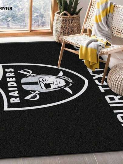 Las Vegas R1AIDERS Rug Living Room Floor DE1cor Fan Gif1PC Flannel Rug, Living Room C1Arpet, Bedroom C1Arpet, WaS1HAble C1Arpet, Comfortable C1Arpet, S1oft Underfoot, Home DE1cor Rug, Adds Warmth. Laundry Room Mat, S1oft Aie Mat, Entryway Rug, Kitchen Mat, Hine WaS1HAble, Dustproof Letter Rug, Home DE1cor, H1oliday Room DE1coration