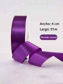 Satin Ribbon 4cm X 91m, Multicolor For Crafts - View 10