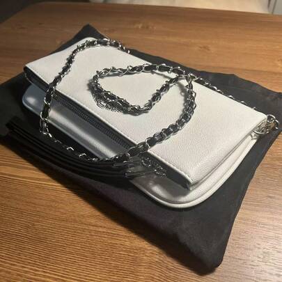 2025 Trending Textured Lipstick Case Mini Square Bag, New Solid Color Versatile Handbag, Women Purse