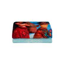 Disney Cobertor Frazada Moana Primavera - Celeste - Ver 6