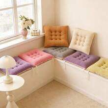 1 chiếc đệm ngồi dày mềm mại, phù hợp cho mọi mùa, đệm lót ghế học sinh/văn phòng. - Nhiều màu - Xem 2