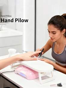1pc Ergonomic Gel Wrist Rest Pad, Soft & Comfortable, Suitable For Nail Technicians And Home DIY, Water-Resistant And Easy To Clean, Ideal For Nail Salons, Beauty Schools, Beginners, And A Great Gift For Christmas And Valentine's Day. - Multicolor - View 3
