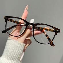 1 Pair Fashion Casual Versatile Full-Frame Square Clear Lens Glasses - Multicolor - View 17