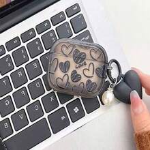 心形防摔保护壳，兼容苹果蓝牙耳机，防刮防震，兼容苹果蓝牙耳机充电盒 - 彩色 - 查看 13