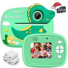 The New Children's Instant Printing Camera Comes With A Cartoon Silicone Protective Case To Prevent Falling, Easy To Operate, And Convenient To Carry. It Is The Most Creative Halloween, Christmas, And New Year Birthday Gift - Multicolor - View 16