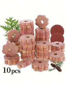 Clothes Storage Cedar Rings – Prevent Clothing Damage - Cedar Rings To Your Garments - Multicolor - View 2