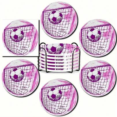 Bộ 6 chiếc hoặc 70 chiếc đế lót ly bằng gỗ in hình World Cup 2026, không kèm giá đỡ, đường kính 10cm/0.35in, đế lót ly tròn bằng gỗ, trang trí bàn ăn, nhà bếp, trang trí mặt bàn.