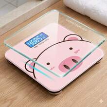Kawaii Pig Design Digital Bathroom Scale With LED Display – Precise, Modern And Decorative - A - View 4