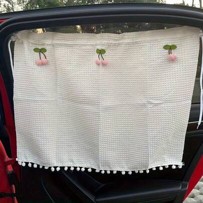 Parasol para parabrisas de coche, cortina para ventana, cortina de bloqueo solar de instalación fácil con ventosas y aislamiento térmico