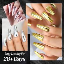 Y2K Nail Art Powder Kit, 12 Colors With 12 Cleaning Swabs, Holographic Metallic Mirror Effect Powder, Nail Art Gel Polishing Decorative Resin Craft Nail Salon Home Use - Multicolor - View 7