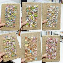 1pc 3D Carved Crystal Sticker, Random Style Mixed Color Plastic Self-Adhesive Sticker, Suitable For DIY Decorating Diary, Phone Case, Notebook, Water Bottle - Semi-Gloss Asymmetrical Shape, Single Use, Random Sticker, Semi-Gloss, Asymmetrical Shape, Single Use - Multicolor - View 10