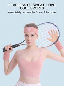 1 pieza Diadema elástica, ligera y transpirable antideslizante para baloncesto, correr, fútbol, yoga - Multicolor - Ver 8