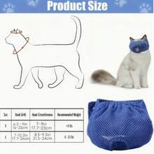 Adjustable Comfortable Cat Anti-Bite Breathable Mask, Suitable For Beauty/Care/Bathing - Multicolor - View 6