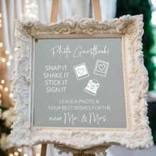Personalized Mirror Stickers, Customized Mirror Stickers, Wedding Stickers With Names, White Customized Mirror Stickers, Personalized Wedding/Birthday Signs - Multicolor - View 1