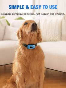 1PCS New Bark Arrester Intelligent Automatic Recognition Training Dog Vibration Anti Barking Rechargeable Bark Arrester Collar Size Can Be Used For Pets, Durable And Practical, Easy To Carry And Operate, With Multiple Colors To Choose From - Multicolor - View 5