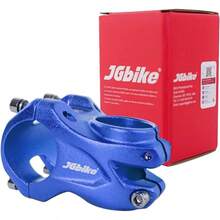 31.8mm MTB Bike Stem 35mm Length, Aluminum Alloy Stem Mountain Bike MTB XC Trail DH, E - Bike, Fat Bike Handlebar - Blue - View 4