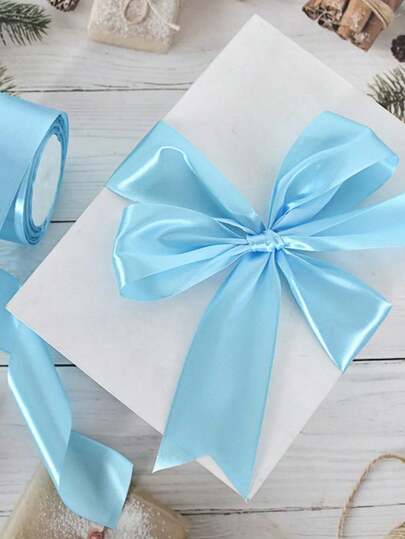 1 cuộn ruy băng satin polyester rộng 4cm, 20 màu sắc khác nhau, thích hợp để cắm hoa, làm phụ kiện tóc thủ công, trang trí tiệc, trang trí đám cưới và sự kiện.