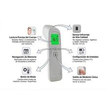 Termómetro Digital Infrarrojo Sin Contacto 32 Memorias Con Pantalla LCD 3 Colores - Ver 10