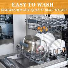 meekoo 8 estantes de refrigeración para hornear galletas de 16 x 10 pulgadas, rejilla antiadherente para hornear y enfriar para cocinar, asar, asar, asar, asar, secar, horno y lavaplatos - 1 - Ver 6