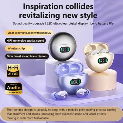 NEW SENYANG 新款森阳-2026真无线入耳式马卡龙蓝牙耳机，睡眠耳机，情侣视频耳塞，迷你耳塞，舒适TWS，HIFI杜比低音立体声高清通话耳机，适用于安卓和苹果手机，音乐智能耳机，礼品之选