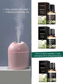 250ml Portable Mini USB Air Humidifier & Essential Oil Diffuser With Color Night Light, Aroma Diffuser For Travel, Office, Car, Desk, Bedroom / 1 Diffuser + 1 Bottle Of Essential Oil (Oils Will Be Shipped Randomly In New Or Used Packaging.) - Multicolor - View 30