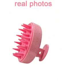 1支柔软硅胶头皮按摩洗发刷,适用于卷发/直发及所有发质,手动沐浴头部按摩器。可用于吹干、造型、洗发和护发按摩。便携易清洁,简约设计——可在淋浴间、家中、旅行、宿舍、美发沙龙、美容院使用。气垫梳、梳子、护发、SPA、解结梳、美发造型工具、发型师、美发设备、按摩工具、女士美发配件、浴室工具、浴室美发配件、化妆工具。母亲节礼物 - 彩色 - 查看 15