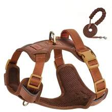 Bộ dây đeo chiến thuật chịu lực cao dành cho chó, phù hợp với chó lớn, dây đeo ngực điều chỉnh được, chống kéo giật, có phản quang, giúp dễ dàng điều khiển thú cưng trong quá trình huấn luyện. - Nhiều màu - Xem 22