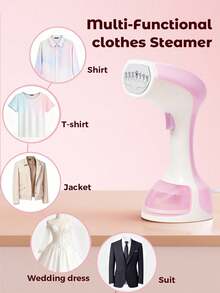 SOKANY 1pc Handheld Steam Iron, 3-In-1 Steam Cleaner, Portable Travel Home Use Ironing, Clothing Fabric Portable Steam Iron, Home Travel - European Plug - EU F Type Plug(220-240V) - View 5