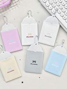 1 chiếc bao đựng thẻ PVC hình động vật lượn sóng 3 inch, bao đựng thẻ hình ngôi sao đuổi theo, bao đựng thẻ nhỏ, bao đựng thẻ ngẫu nhiên, bao đựng thẻ bảo vệ. - Nhiều màu - Xem 5