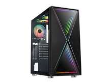 Bgears B- RGB Black Black ATX Tower Computer Case - View 8