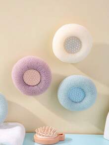 1/2 miếng bọt biển tắm, bọt biển tẩy tế bào chết, bóng massage tắm, dụng cụ chải tắm, mềm mại và thân thiện với da, có giác hút, có thể tái sử dụng, quà tặng Ngày của Mẹ - nhiều màu - Xem 4