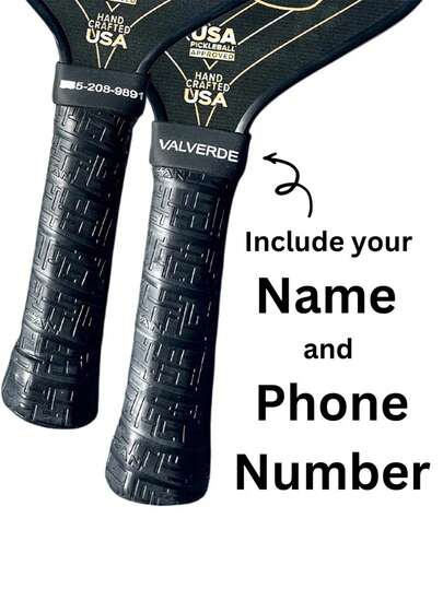 Custom Pickleball Racket Grip Tape, Personalized Name Rings & Bands, Custom Silicone Name Loops, Custom Grip Accessories, Racket Accessory Gifts-The Perfect Pickleball Gifts Crafted Exclusively For Players.