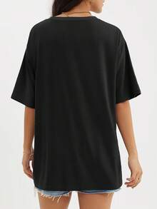 Women's 3-Pack Plus Size Short Sleeve T-Shirts, Summer Loose Tops, Fashion Basic Tees, Comfortable For Casual Vacation & Fitness Wear - Nhiều màu - Xem 6