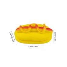 1pc Large/Medium Dog Treat Ball, Anti-Boredom Chew Toy, Slow Feeder Puzzle Ball - Red - View 6