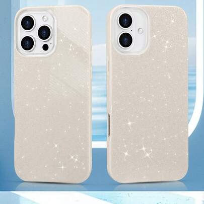2 件装闪亮手机壳，兼容 7/8/X/XS/XR/11/12/13/14/15/16/Pro/Pro Max，全包防震保护套，简约设计，完美保护您的手机