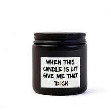 1支锡罐装蜡烛，情人节礼物，“当你兴奋时点亮我”趣味蜡烛，送给男友、兄弟、丈夫的礼物，独特又有趣，周年纪念日、生日必备，家居装饰，蜡烛摆件，装饰蜡烛，大豆蜡烛，送给女友、女性的礼物，家居装饰蜡烛 - 彩色 - 查看 10