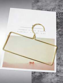 10pcs Nordic Style Golden Metal Clothing Rack, Multi-Functional Hanger For Clothes, Towels, Scarves - Gold - View 6