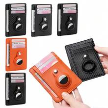 CHARM INFINITE RFID Blocking Anti-Theft Card Holder With Tracker Case Anti-Lost Location Protective Cover Lightweight Portable Coin Purse - Multicolor - View 2