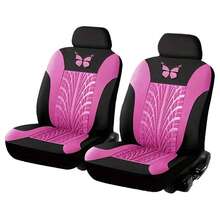 9pcs/4pcs Universal Butterfly Pattern Embroidered Car Seat Covers - Made Of Polyester Fabric, Suitable For All Seasons, Airbag Compatible, Washable By Hand (4pcs Set Includes 2 Seats, 9pcs Set Includes 5 Seats) - ZYT5 - View 13