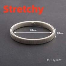 Pulsera de cadena de serpiente apilable en espiral,44323816 - Naranja - Ver 2