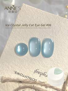 annies 5g 12 Colors Ice Crystal Jelly Cat Eye Gel Polish, Holographic Shiny Cat Eye Gel, Soak Off UV LED Nail Art Gel For Salon Home DIY Manicure 1pc/12pcs - 彩色 - 查看 9